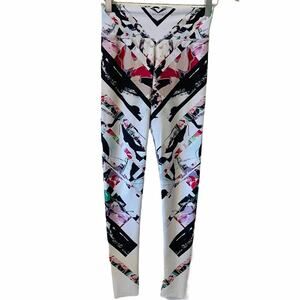 Jiva retro print athletic yoga leggings